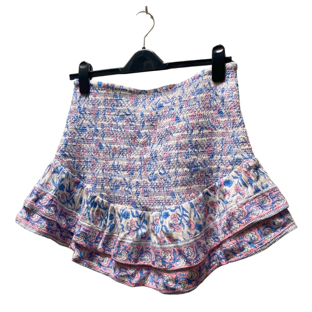 Saylor smocked mini skirt